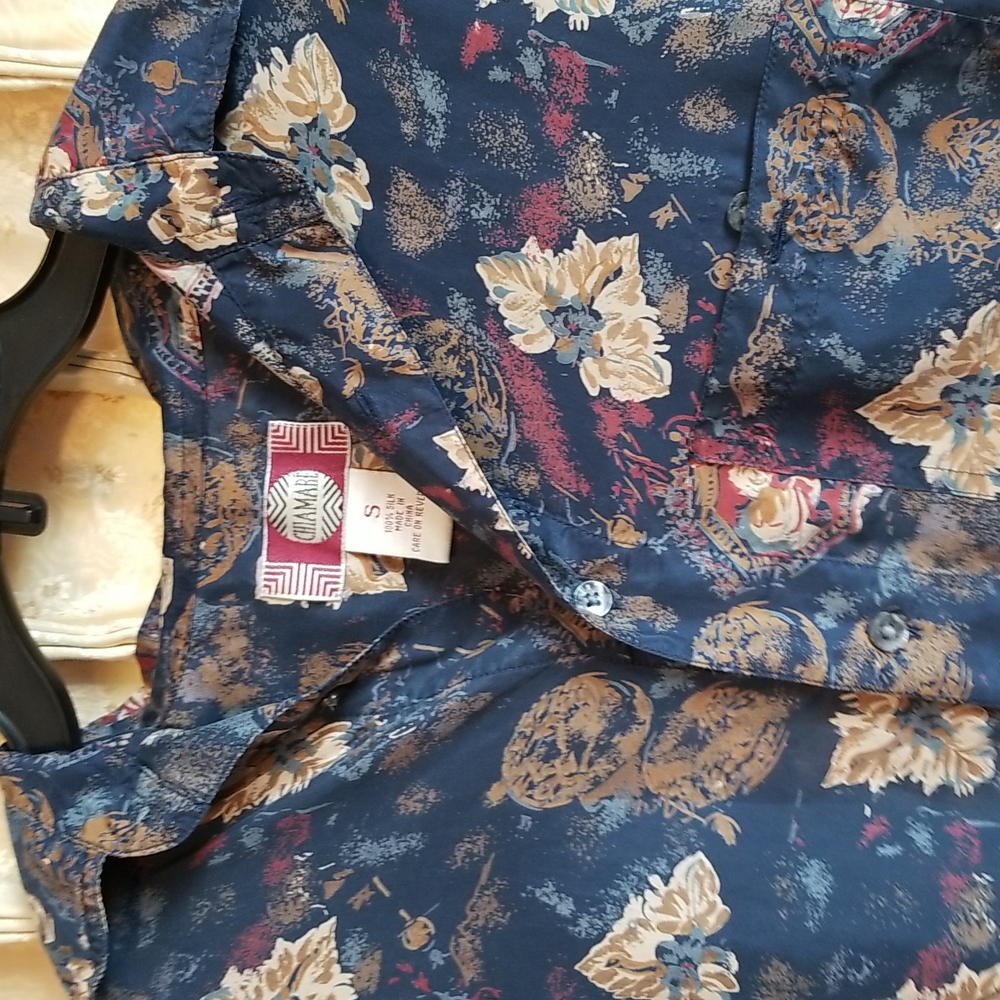 Retro 100% silk - Picture 2 of 4